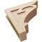 Ekena Millwork 5"W x 20"D x 20"H Thin Mayflower Rough Cedar Woodgrain TimberThane Corbel, Primed Tan CORUR05X20X20MAYRCPR - alternate 6